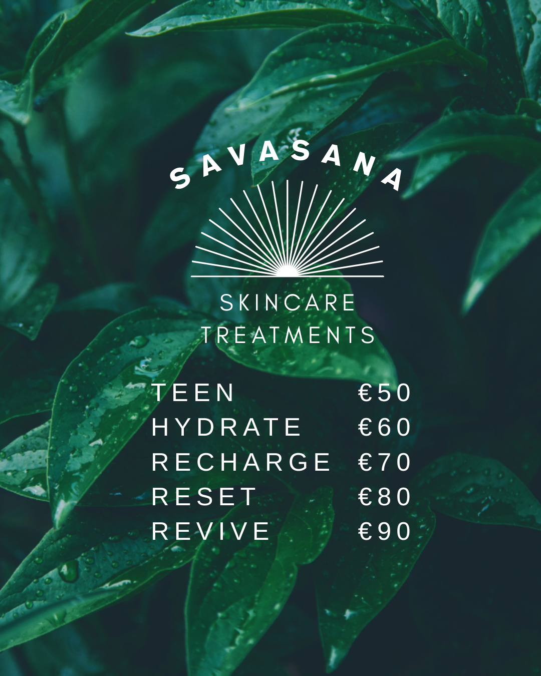 Savasana Skincare Treatment Booking